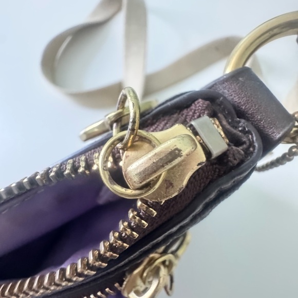 Coach Signature Poppy Crossbody Swingpack with Gold Accents - Picture 12 of 16